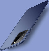 USLION Coque Ultra Fine Ultra Magnétique Samsung Galaxy Note 20 - Coque Rigide Mat Bleu Foncé
