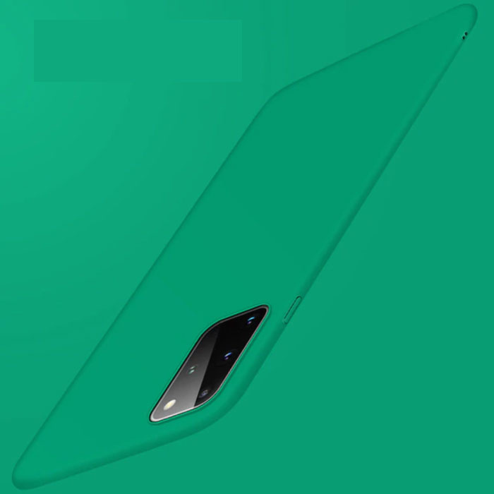 Samsung Galaxy Note 20 Ultra Magnetisch Ultra Dun Hoesje - Hard Matte Case Cover Groen