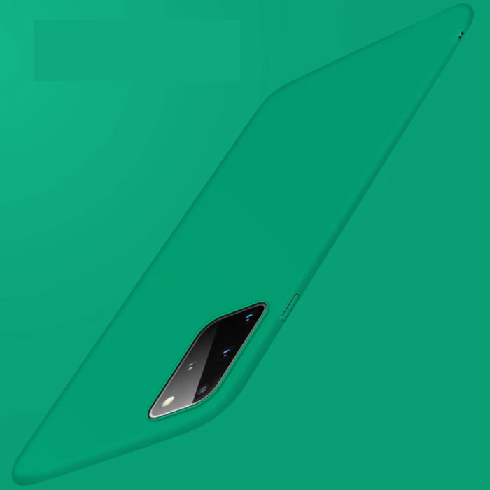 Magnetyczne Ultra Thin Case Samsung Galaxy Note 20 - Hard Matte Case Cover Green
