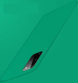 USLION Coque Magnétique Ultra Fine pour Samsung Galaxy S20 Plus - Coque Rigide Matte Verte