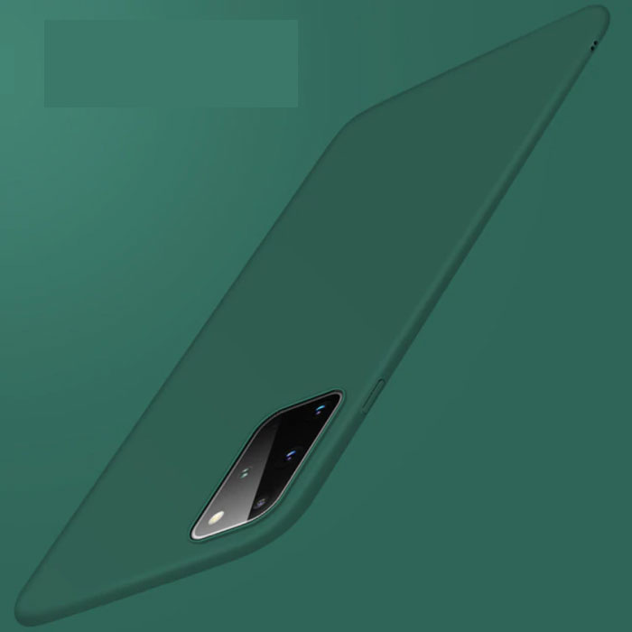 USLION Coque Magnétique Ultra Fine Samsung Galaxy S10 Plus - Coque Rigide Matte Vert Foncé