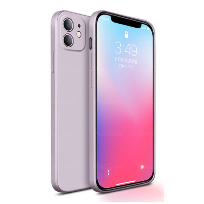 Funda rígida con líquido de color para iPhone XR