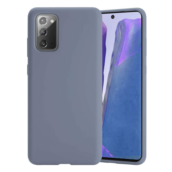 Carcasa de Silicona para Samsung Galaxy S8 - Carcasa Suave Mate Líquida Gris