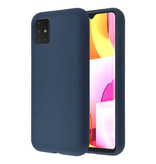 HATOLY Custodia in silicone per Samsung Galaxy S10 Plus - Cover liquida morbida opaca blu