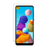 Stuff Certified® Samsung Galaxy A21S Full Cover Displayschutzfolie 9D gehärtete Glasfolie gehärtete Glasbrille