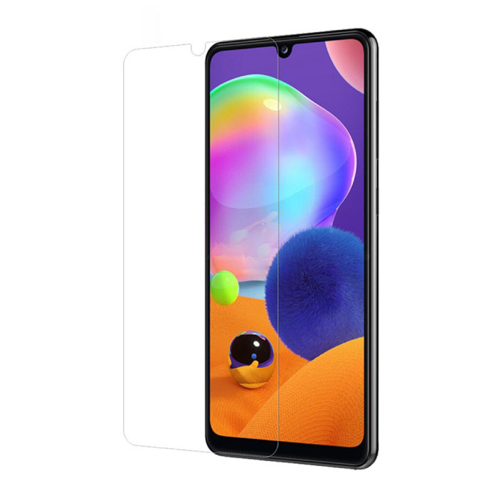 Samsung Galaxy A31 Protector de pantalla de cubierta completa 9D Gafas de vidrio templado con película de vidrio templado