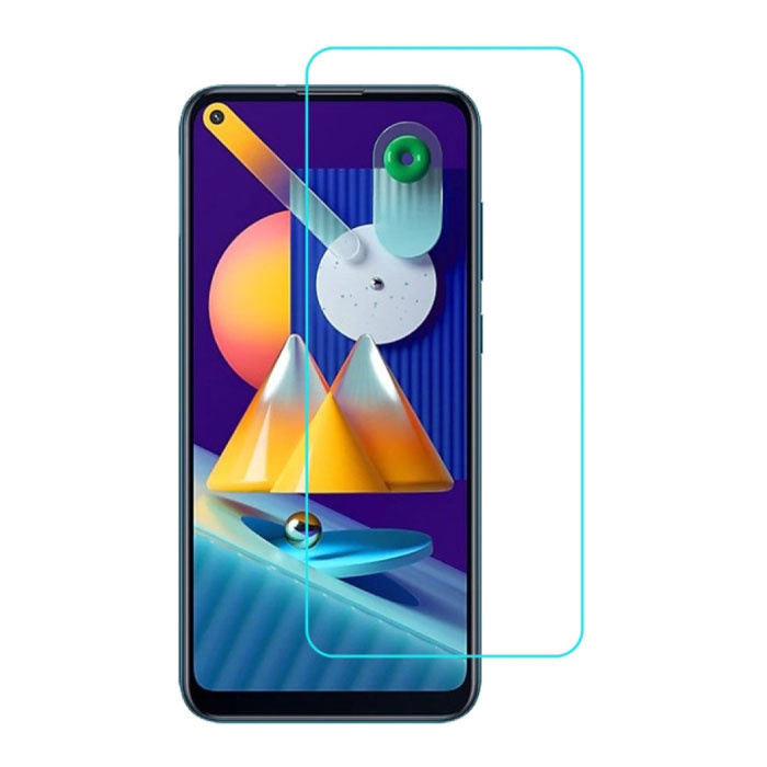 Samsung Galaxy M11 Protector de pantalla de cubierta completa 9D Película de vidrio templado Gafas de vidrio templado