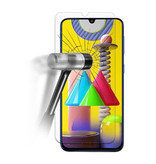 Stuff Certified® Samsung Galaxy M31 Protector de pantalla de cubierta completa 9D Película de vidrio templado Gafas de vidrio templado