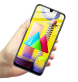 Stuff Certified® Samsung Galaxy M31S Full Cover Displayschutzfolie 9D gehärtete Glasfolie gehärtete Glasbrille