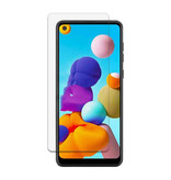 Stuff Certified® 3er-Pack Samsung Galaxy A21 Full Cover Displayschutzfolie 9D Hartglasfolie Hartglas