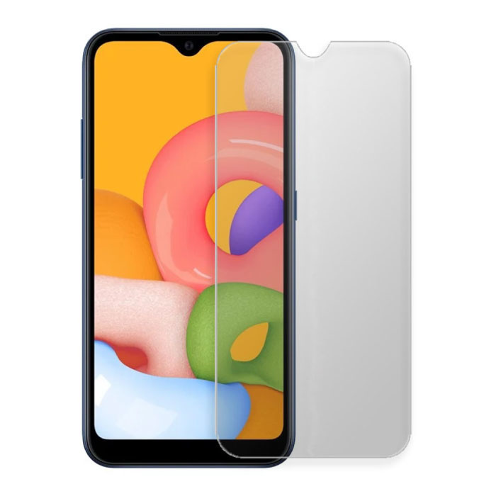Paquete de 5 Samsung Galaxy A01 Protector de pantalla de cubierta completa 9D Película de vidrio templado Gafas de vidrio templado