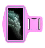 Stuff Certified® Wasserdichte Hülle für iPhone SE (2016) – Sporttasche, Tasche, Schutzhülle, Armband, Joggen, hart, Laufen, Pink
