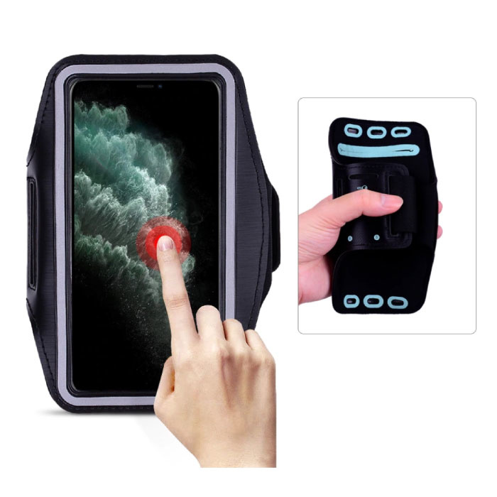 Stuff Certified® Funda impermeable para iPhone XR - Funda deportiva Funda Funda Brazalete Correr Correr duro