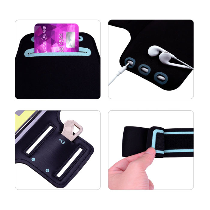 Stuff Certified® Custodia impermeabile per iPhone 5S - Custodia sportiva Custodia protettiva Custodia da braccio da jogging Running Hard