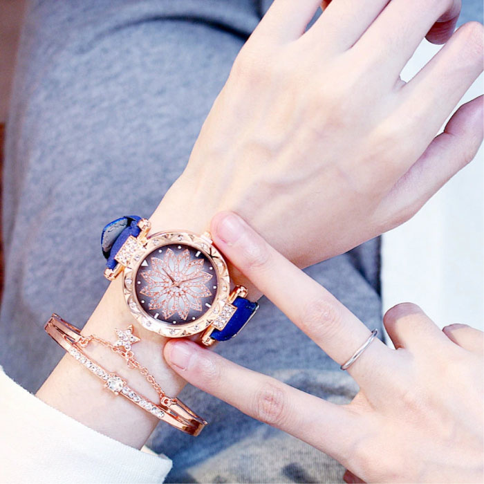 Starry Sky Horloge Dames - Luxe Kwarts voor | Stuff Enough.be