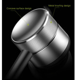Baseus Auricolari con microfono e controllo a un pulsante - Auricolari AUX da 3,5 mm Auricolari cablati Auricolari neri