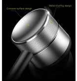 Baseus Earphones with Microphone and One Button Control - 3.5mm AUX Earphones Wired Earphones Earphone Silver