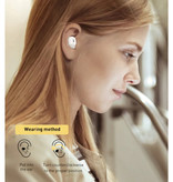 Baseus Encok WM01 Drahtlose Ohrhörer - Touch Control-Ohrhörer TWS Bluetooth 5.0-Ohrhörer Ohrhörer Ohrhörer Weiß