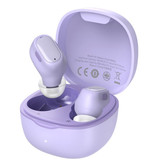 Baseus Écouteurs sans fil Encok WM01 - Écouteurs à commande tactile TWS Bluetooth 5.0 Écouteurs Écouteurs Violet