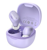 Baseus Encok WM01 Wireless Earphones - Touch Control Earbuds TWS Bluetooth 5.0 Earphones Earbuds Earphones Purple