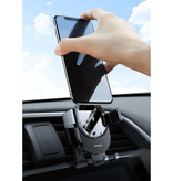 Joyroom Qi Wireless Autoladegerät 15W - Schnellladung 3.0 - Airvent Clip Ladegerät Universal Wireless Autoladepad Schwarz