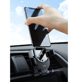 Joyroom Qi Wireless Car Charger 15W - Quick Charge 3.0 - Airvent Clip Charger Universal Wireless Car Charging Pad Black