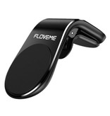 FLOVEME Magnetic Phone Holder Car with Air Vent Clip and Magnetic Sticker - Universal Dashboard Smartphone Holder Black