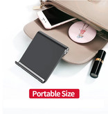 OLAF Universeller Telefonhalter Schreibtischständer - Smartphone Halter Schreibtischständer Schwarz