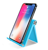 OLAF Support de bureau universel pour support de téléphone - Support de bureau pour smartphone bleu