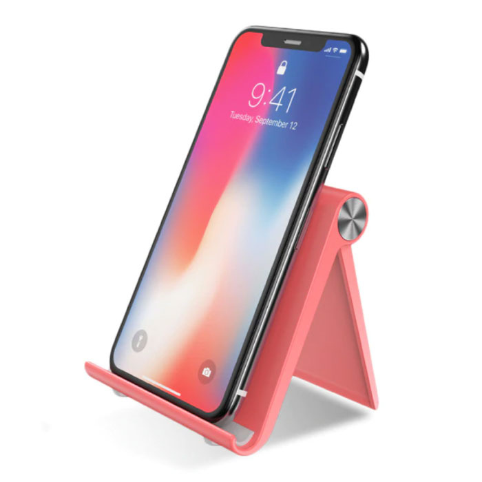 OLAF Universal Phone Holder Desk Stand - Video Calling Smartphone Holder Desk Stand Pink