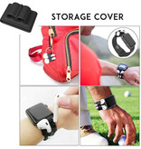 Stuff Certified® 6 in 1 Kit for AirPods 1/2 Red - Case / Anti-Lost Strap / Carabiner / Storage Case / Carrying Strap / 2x Dust Cover