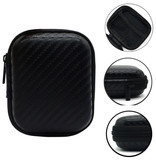 Stuff Certified® Kit 6 in 1 per AirPods 1/2 rosa - Custodia / Cinghia anti-smarrimento / Moschettone / Custodia / Cinghia per il trasporto / 2x Coperchio antipolvere