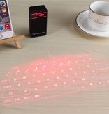 SeenDa Draadloos Mini Laser Toetsenbord - Pocket Draagbaar Virtueel Keyboard LED Projectie voor Windows, IOS, Mac OS X en Android Zwart