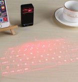 SeenDa Drahtlose Mini-Lasertastatur - Tragbare LED-Projektion für virtuelle Taschen für Windows, IOS, Mac OS X und Android Black