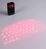 SeenDa Draadloos Mini Laser Toetsenbord - Pocket Draagbaar Virtueel Keyboard LED Projectie voor Windows, IOS, Mac OS X en Android Zwart