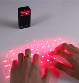 SeenDa Draadloos Mini Laser Toetsenbord - Pocket Draagbaar Virtueel Keyboard LED Projectie voor Windows, IOS, Mac OS X en Android Zwart