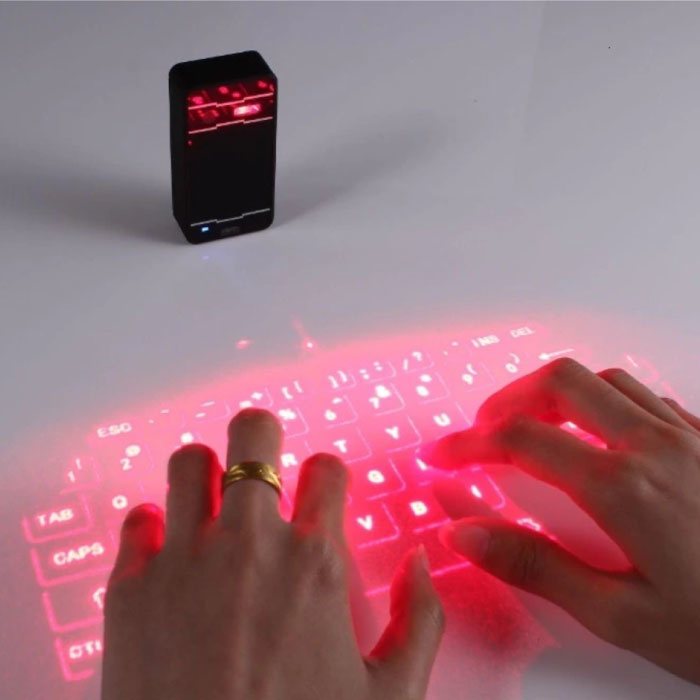 koud Geven Bot Draadloos Mini Laser Toetsenbord - Pocket Draagbaar Virtueel Keyboard |  Stuff Enough.be