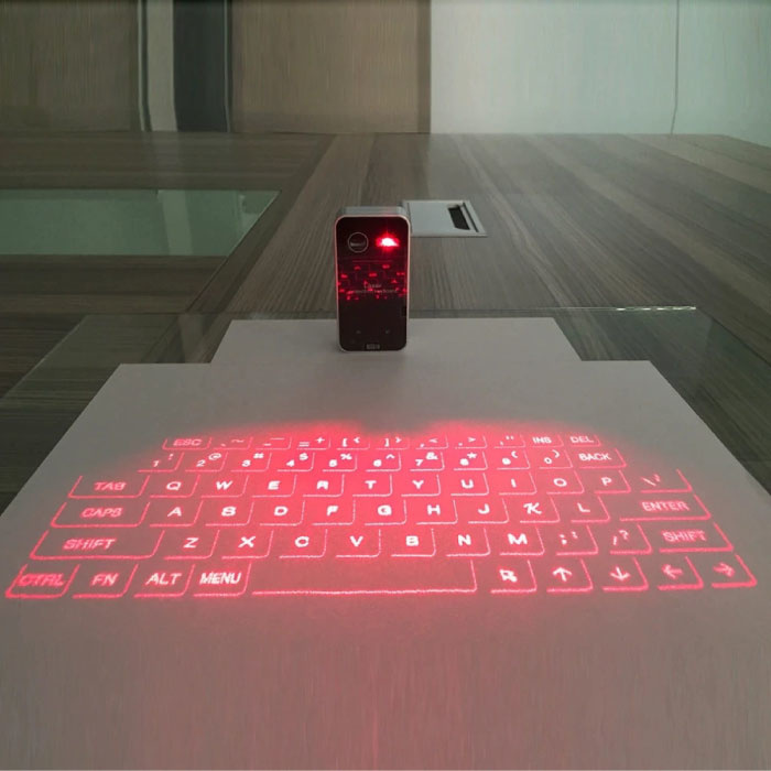 koud Geven Bot Draadloos Mini Laser Toetsenbord - Pocket Draagbaar Virtueel Keyboard |  Stuff Enough.be