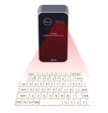 Wafu Pocket Laser Keyboard - Mini clavier virtuel portable à projection LED sans fil pour Windows, IOS, Mac OS X et Android