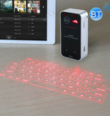 Wafu Teclado láser de bolsillo: mini teclado virtual portátil con proyección LED inalámbrica para Windows, IOS, Mac OS X y Android