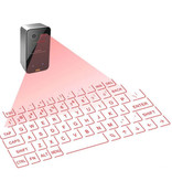 Wafu Pocket Laser Keyboard - Mini clavier virtuel portable à projection LED sans fil pour Windows, IOS, Mac OS X et Android