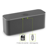 Ewa Głośnik bezprzewodowy W300 - głośnik Bezprzewodowy głośnik soundbar Bluetooth 5.0 w kolorze czarnym