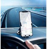 Baseus Support Téléphone Universel Voiture avec Support Tableau de Bord - Support Smartphone Noir