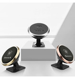 Baseus 360 ° Magnetischer Telefonhalter Auto mit Armaturenbrettständer und magnetischem Aufkleber - Universal Smartphone Mount Holder Gold