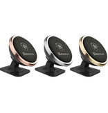 Baseus 360 ° Magnetic Phone Holder Car with Dashboard Stand and Magnetic Sticker - Universal Smartphone Mount Holder Gold