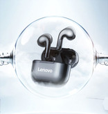 Lenovo Écouteurs sans fil LP40 - Écouteurs TWS à contrôle tactile Bluetooth 5.0 Écouteurs sans fil Écouteurs noirs