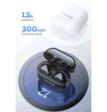 Lenovo LP40 Draadloze Oordopjes - Touch Control TWS Oortjes Bluetooth 5.0  Wireless Buds Earphones Oortelefoon Zwart