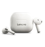 Lenovo Auriculares inalámbricos LP40 - Control táctil Auriculares TWS Bluetooth 5.0 Auriculares inalámbricos Auriculares Auriculares Blanco