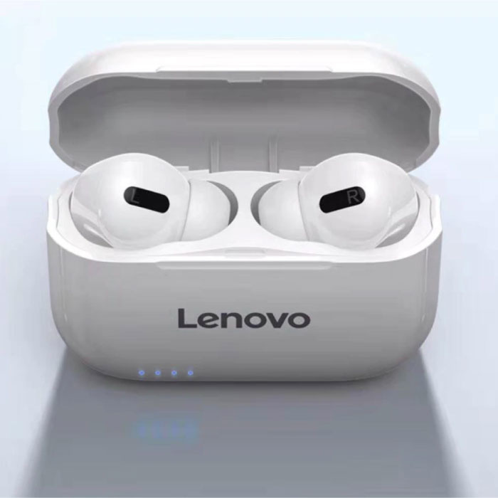 Lenovo Auricolari wireless LP1S - Auricolari TWS Bluetooth 5.0 Auricolari wireless Auricolari Auricolari bianchi