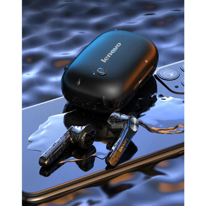 Lenovo QT81 Wireless Earphones - TWS Earphones Bluetooth 5.0 Wireless Buds Earphones Earphone White